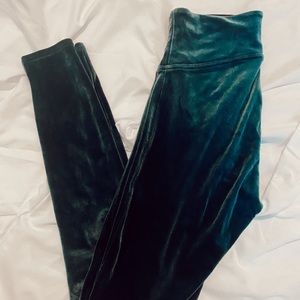 Spanx Velvet Leggings